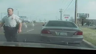 Watch out! Distracted driver slams patrol car