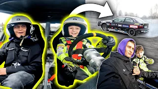 WSIADŁEM Z 8 LETNIM OLKIEM DO JEGO DRIFTOWOZU 🔥