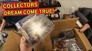 I bought their entire sealed action figure collection!!