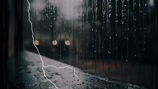 Rain Sound with Thunder Sounds - Heavy Rain for Sleep, Study and Relaxation, Meditation #1