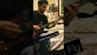 Learning to fly on Guitar (yngwie solo) 🎸🎶🎼🔥 #shorts #guitarsolo #guitar #neoclassical #shredding