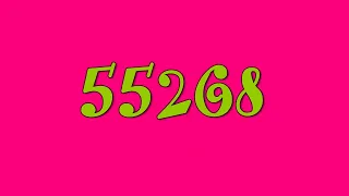 Colorful numbers 1 to 130000 x 4