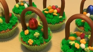 Osterkorb Cupcakes - Freaky Baking - NinNin