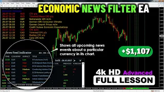 How To Use Forex Economic News Calendar To Trade/Filter In MQL5/MT5 EA/BOT [PART 313]. FULL LESSON