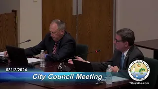 City Council Meeting — 03/12/2024 - 6:30 p.m.