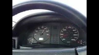 Audi 90 2.2 KV 0-180 km/h acceleration