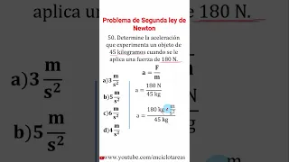 PROBLEMA DE LA SEGUNDA LEY DE NEWTON - parte 51