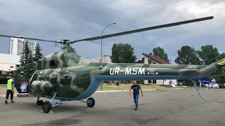 Приліт Мі-2МСБ-1до МВЦ на Лівобережній та підготовка до виставок