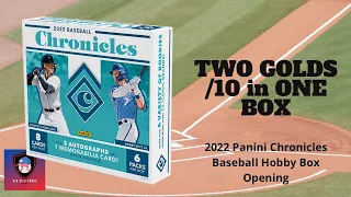 I LOVE GOLD!!! Two Golds in One Box! | 2022 Panini Chronicles Baseball Hobby Box Opening