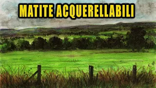 STUDIO DI PAESAGGIO - MATITE ACQUERELLABILI