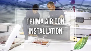 Installing Truma air conditioning into our caravan