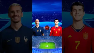 France VS Spain ( Mbappe & Benzema & Gavi & Griezmann & Busquets ) 😈😍 #football #shorts