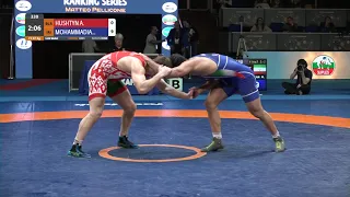 GOLD FS - 97 kg: A. HUSHTYN (BLR) v. M. MOHAMMADIAN (IRI)