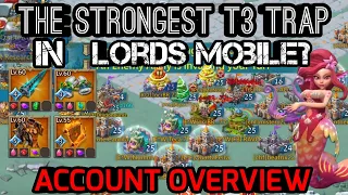 Lords Mobile - T3 TITAN Solo Trap | 16 m Troops Account Overview !