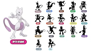 18 Types Mewtwo - Pokemon Type Swap 2020.