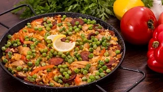 Chicken and Chorizo Rice (Paella style)