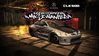 NFS Most Wanted Redux V3 | MERCEDES BENZ CLK 500 BY KAZE JUNKMAN TUNING | 4K FULL HD