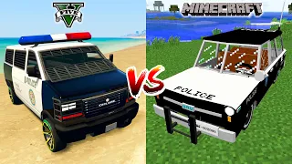 Minecraft Police Car VS GTA 5 Police Van - Which is best?