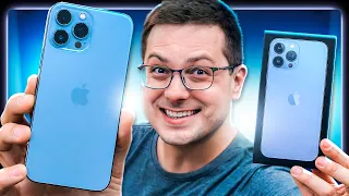 iPHONE 13 PRO MAX tá na MÃO! SERÁ o MELHOR iPHONE que a APPLE já FEZ?! Unboxing e impressões!