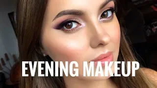 Растушеванная стрелка. Evening make-up.