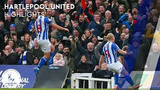 Extended Highlights | Hartlepool 3-2 Harrogate Town FC | 23rd October 2021