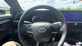 Cruise control on the new Toyota with Safety Sense 3.0. Corolla, Crown and Grand Highlander