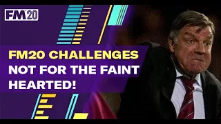 FM20 Challenges - Some of the hardest Football Manager 2020 challenges for your to try