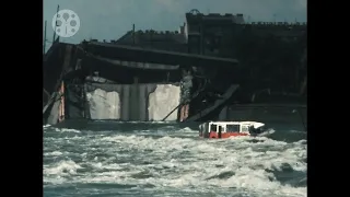 1976 - Wien - Reichsbrücke - Einsturz - Linkes Donauufer - Vienna - 8mm - Austria - Österreich