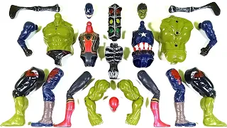 Assemble Toys ~ Spider-Man, Captain America, Hulk Smash And Black Sirenhead ~ Avengers Marvel Toys