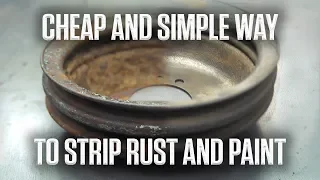Secret to removing rust and paint on the cheap | Hagerty DIY