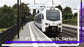 Arriva sneltreinen kruisen elkaar in Houthem-St. Gerlach