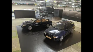 1:18 Diecast Review Unboxing of Volkswagen Passat B4 wagon and VW B5 W8 4motion