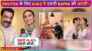 Eijaz Khan Shows Extreme Respect Towards Pavitra's Religion, Performs Ganesh Aarti