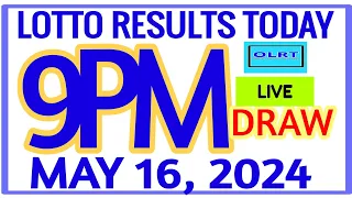 Lotto Results Today 9pm DRAW May 16, 2024 swertres results