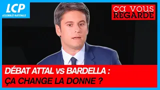 Attal plus fort que Bardella en débat : ça change la donne ? | Ça vous regarde (24/05/2024)