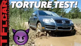 We're SHOCKED And Surprised By How Our Cheap VW Touareg Performed Off-Road!