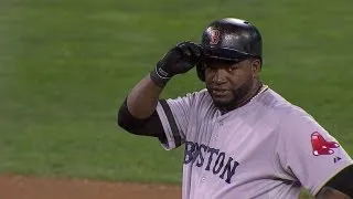 Big Papi swiftly swipes second base, catching Carter Capps napping