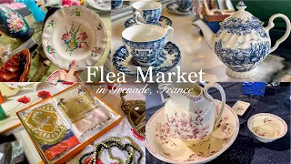 Antique hunting at Flea market | The OLDEST hall in French Village / Shop with me ! / Brocante