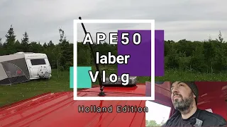 APE50 fahr Vlog Holland Edition / Preis Campingplatz / TomTom Go/ Schwarze Ape #ape #piaggio #ape50