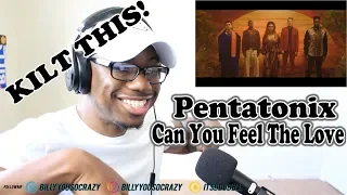 Pentatonix - Can You Feel the Love Tonight REACTION! THEY OWNED THIS