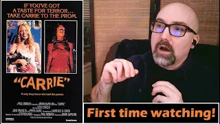 Watching CARRIE (1976) for the first time! (reaction video)