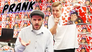 GANZES STUDIO MIT 150 FOTOS VON BABY RENE TAPEZIEREN! PRANK AN CLAUDIO