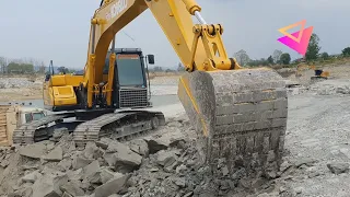 ศึกประชันความแรง ⚒️⚒️⚒️ CATERPILLAR 320 NEXT GEN VS KOBELCO SK200-10 SM วัดกันช็อตต่อช็อต เจาะหินดาน