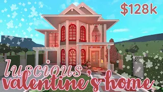 luscious valentine's day home pt. 1 || bloxburg speed build