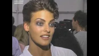 Linda Evangelista 1990 interview | Videofashion Library