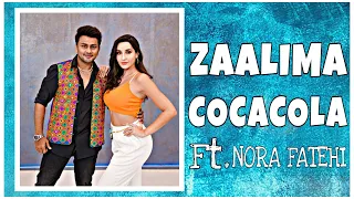 Dancing with Nora Fatehi 😍 #ZaalimaCocaCola #AwezDarbarChoreography #Shorts