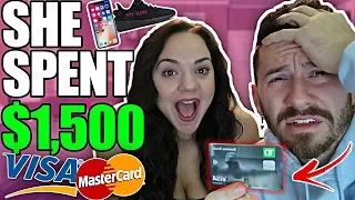 I Gave Away My Credit Card to My Girlfriend for 24 Hours! (SHE SPENT $1,500)