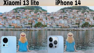 Xiaomi 13 lite Vs iPhone 14 camera test