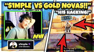 S1MPLE SMURFS VS GOLD NOVAS!! TWISTZZ IS A AIM GOD! CSGO Twitch Highlights