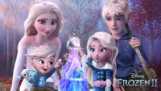 Frozen 2: Elsa and Jack Frost have a daughter and a son! And they both have magic! ❄💙Alice Edit!